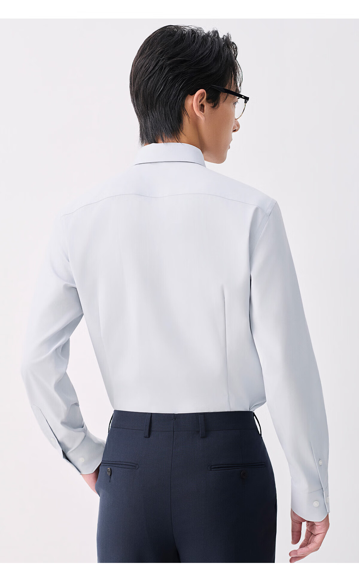 Baoxiniao Men's Cooling Long Sleeve Shirt Business Formal Wear KEBCA1103HU111 17